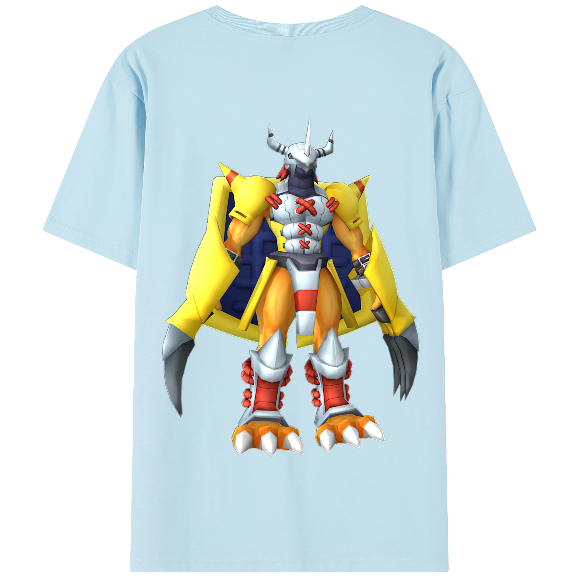 （画像用） Digimon デジタルモンスター/デジモン 綿100％半袖Tシャツ（背面プリント）